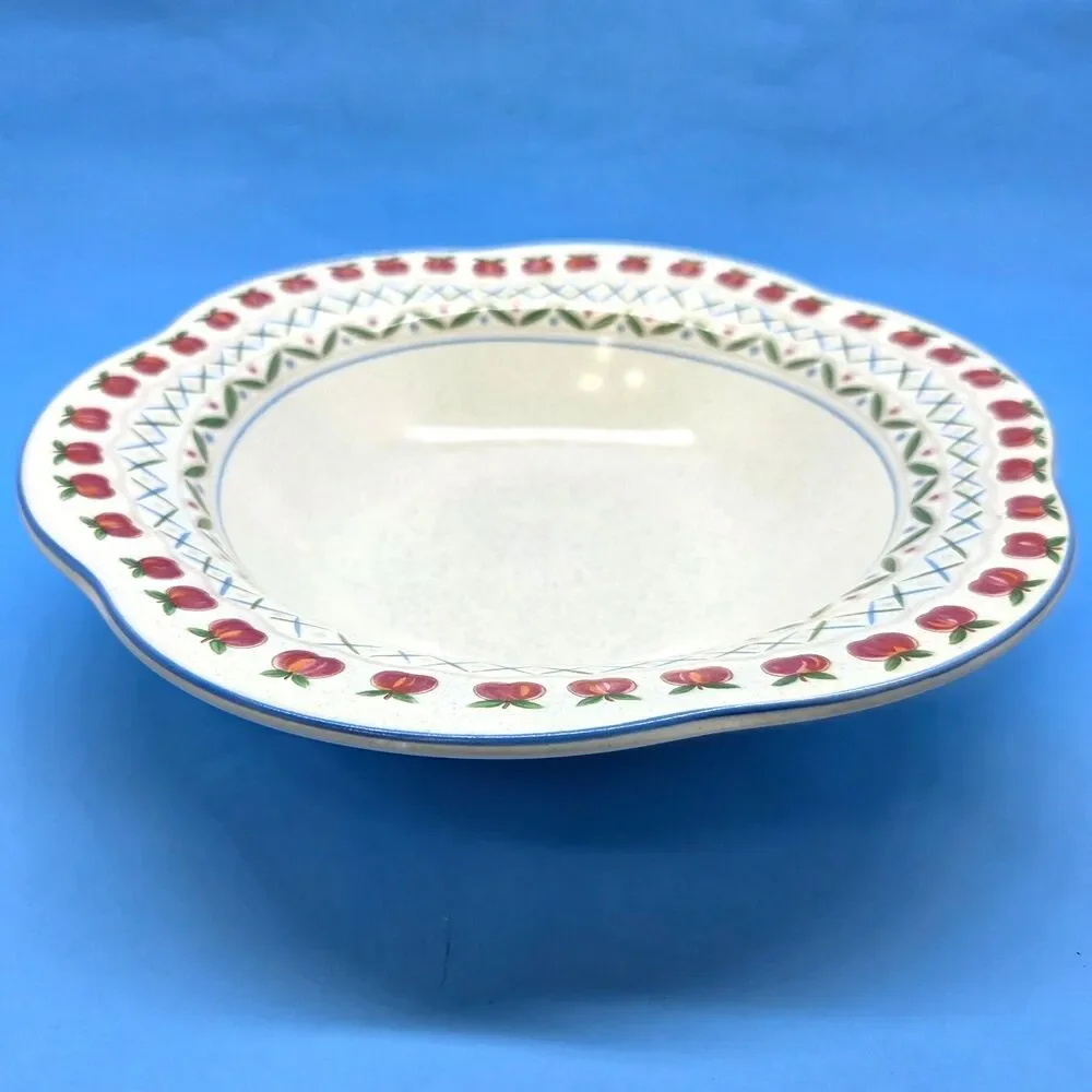 Mikasa Country Charm Country Image Vegetable Serving Bowl 10.5